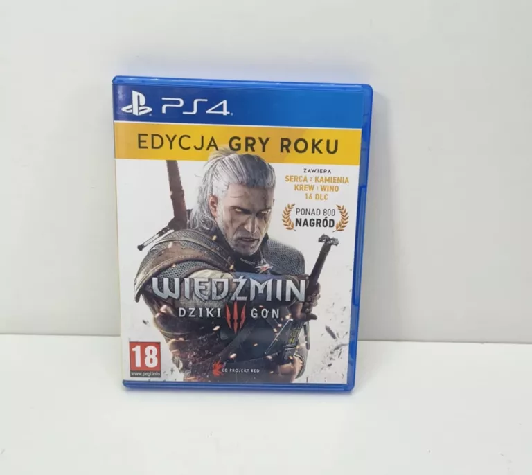 GRA PS4 WIEDŹMIN 3 DZIKI GON EDYCJA GRY ROKU