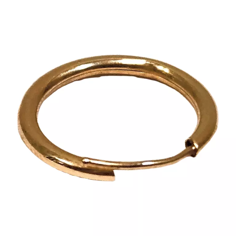 KOLCZYKI ZŁOTE KÓŁKA 0,52G 585 ŚREDNICA 15 MM