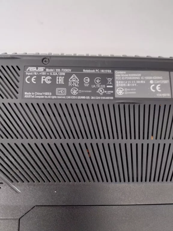 LAPTOP ASUS FX503V I5