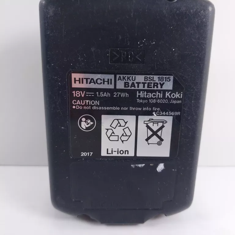 AKUMULATOR HITACHI BSL1815 18V 1,5AH +ŁADOWARKA UC18YKSL