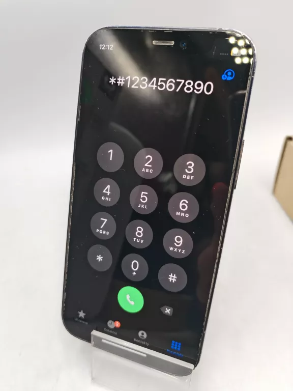 TELEFON IPHONE 12 MINI 64GB NA CZĘŚCI/BAT SERWIS/USZKODZONY PORT ŁADOWANIA