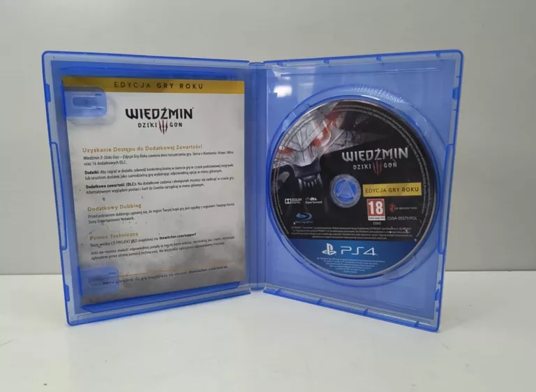 GRA PS4 WIEDŹMIN 3 DZIKI GON EDYCJA GRY ROKU