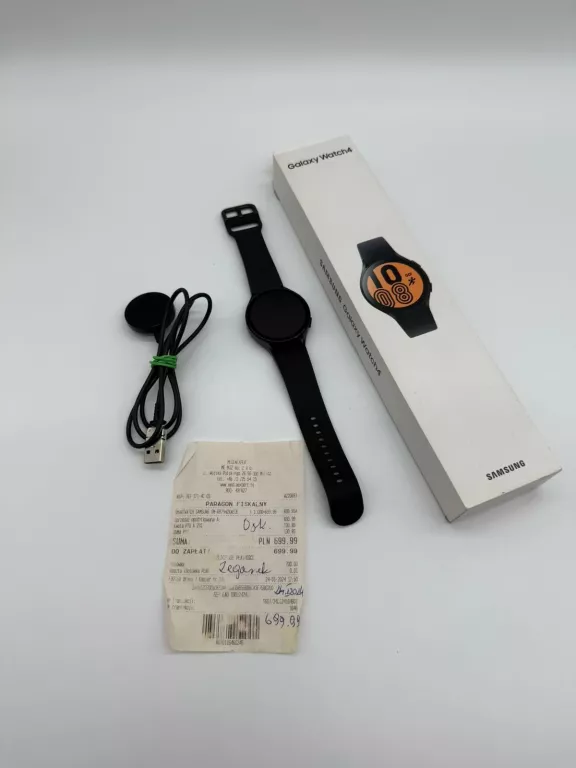 SMARTWATCH SAMSUNG GALAXY WATCH4 44MM CZARNY KPL GW
