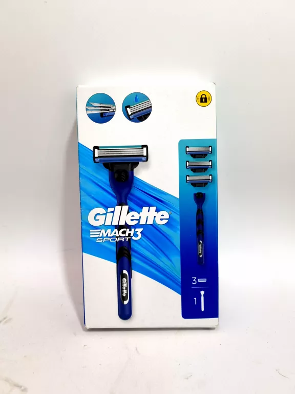 GILLETTE MACH3 MASZYNKA DO GOLENIA + 5 OSTRZY