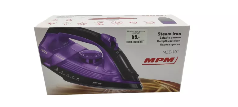 ŻELAZKO MPM MZE-101 KOMPLET