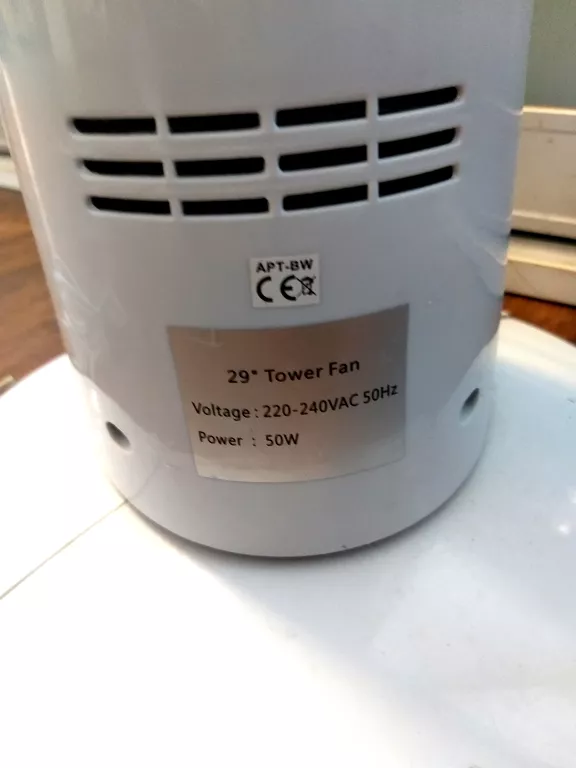 WENTYLATOR KOLUMNOWY STOJĄCY PODŁOGOWY TOWER FAN 50W