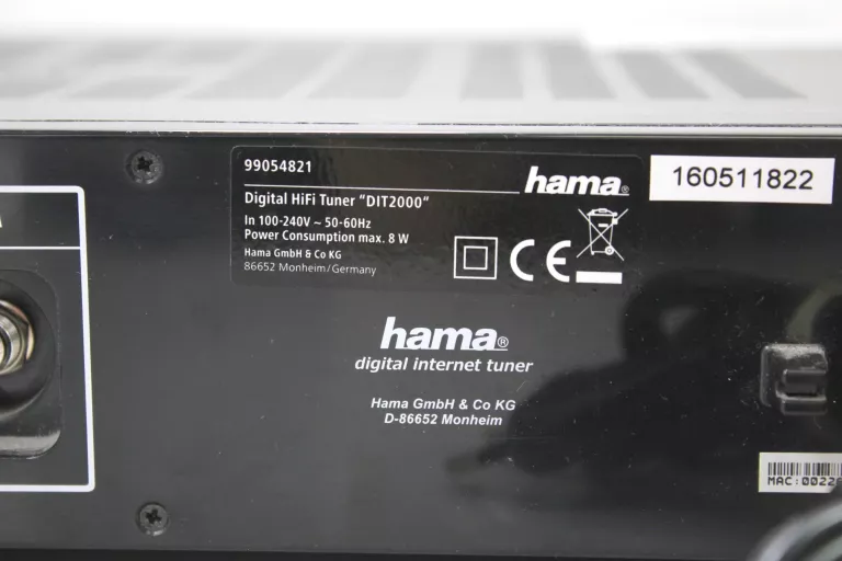RADIOOTWARZACZ TUNER HAMA DIT 2000