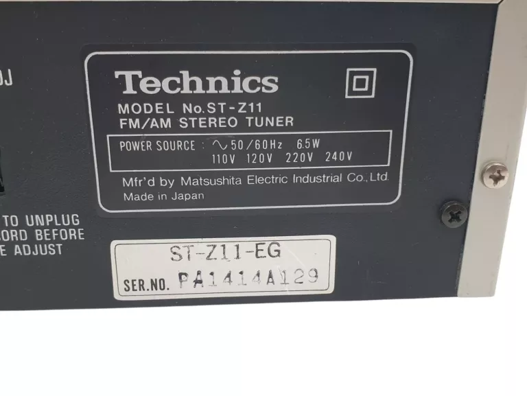 TUNER ANALOGOWY TECHNICS ST-Z11