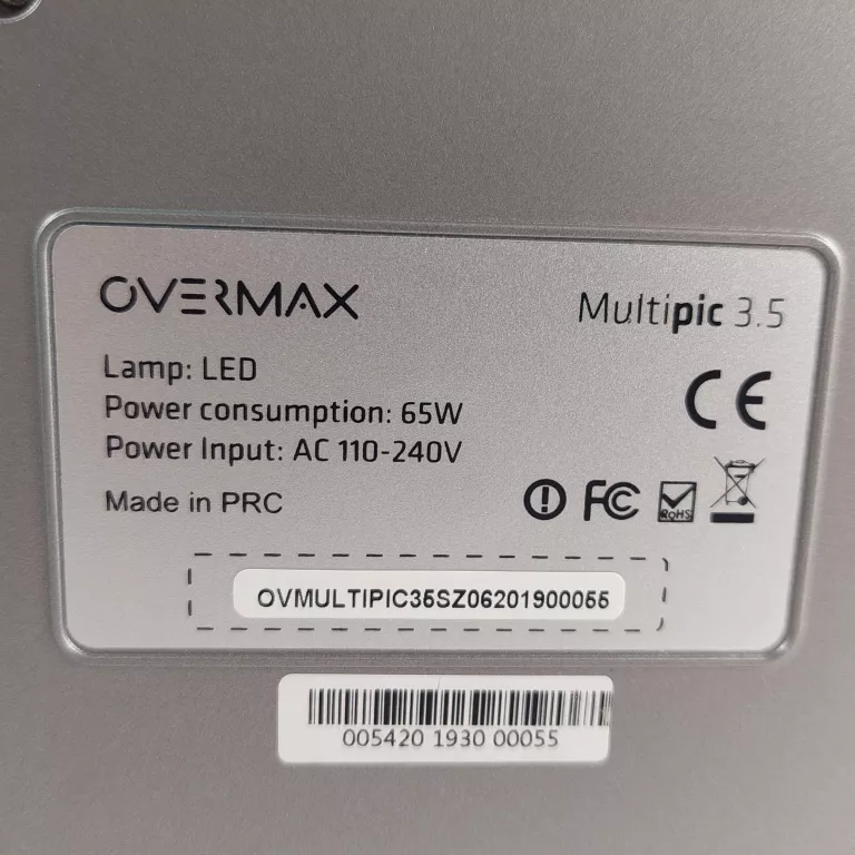 PROJEKTOR OVERMAX MULTIPIC 3.5