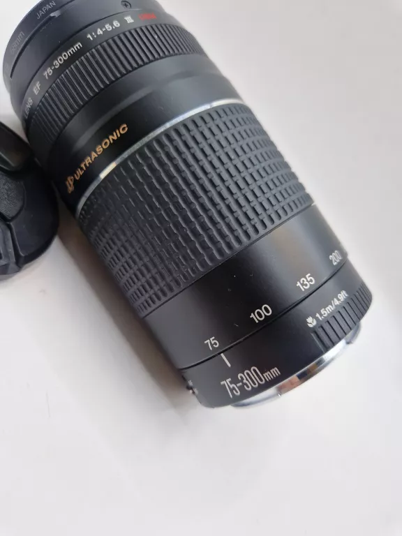 OBIEKTYW CANON EF 75-300MM F/4-5.6 III STAN IDEALNY