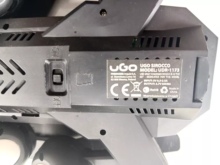 UGO SIROCCO CZARNY (UDR-1173)