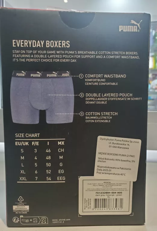 BOKSERKI PUMA XL