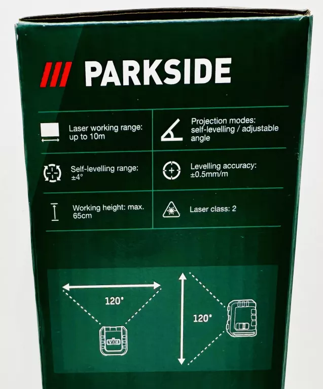 LASER KRZYŻOWY PARKSIDE PKLL 10 B4 ZE STATYWEM