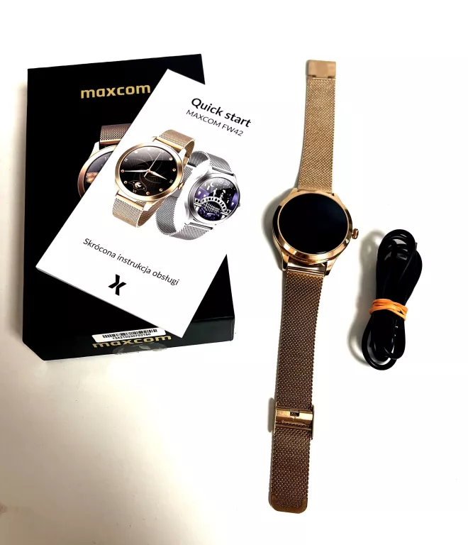 SMARTWATCH MAXCOM FW42 GOLD KOMPLET!