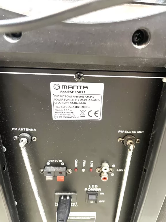 GŁOSNIK MANTA SPK5021