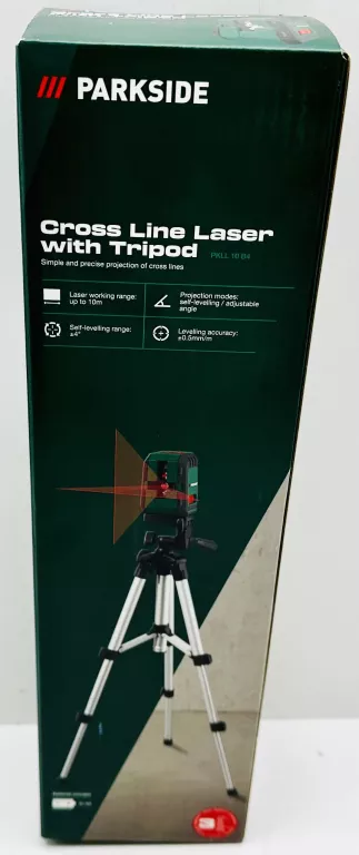 LASER KRZYŻOWY PARKSIDE PKLL 10 B4 ZE STATYWEM