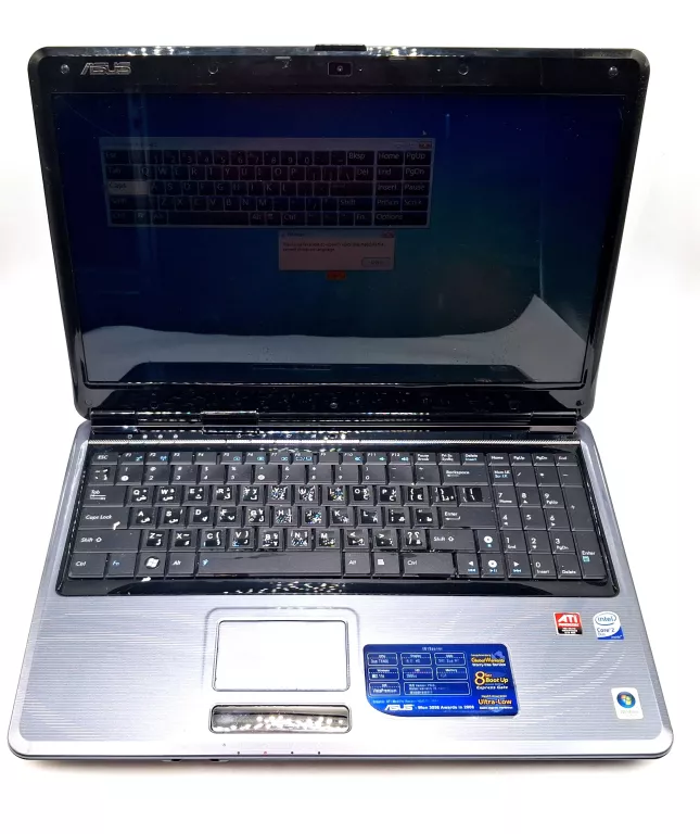 LAPTOP ASUS X61S CORE(TM) 2 DUO 4GB 60GB