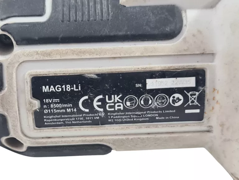 ZESTAW WKRĘTARKA MACALLISTER MCD 18-LI2,SZLIFIERKA MACALLISTER MCD 18-LI