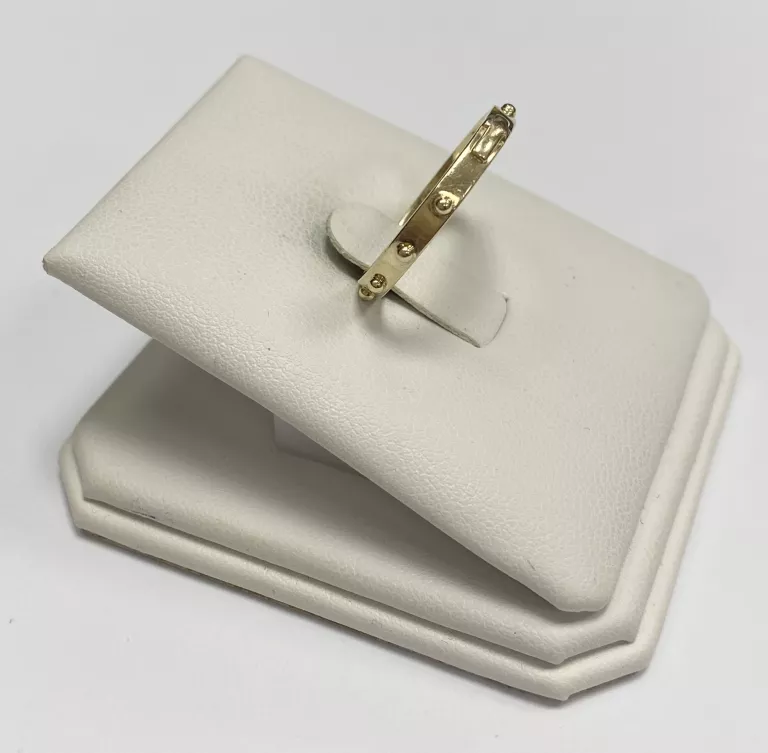 PIĘKNY ZŁOTY PIERŚCIONEK RÓŻANIEC PR.585 R.15