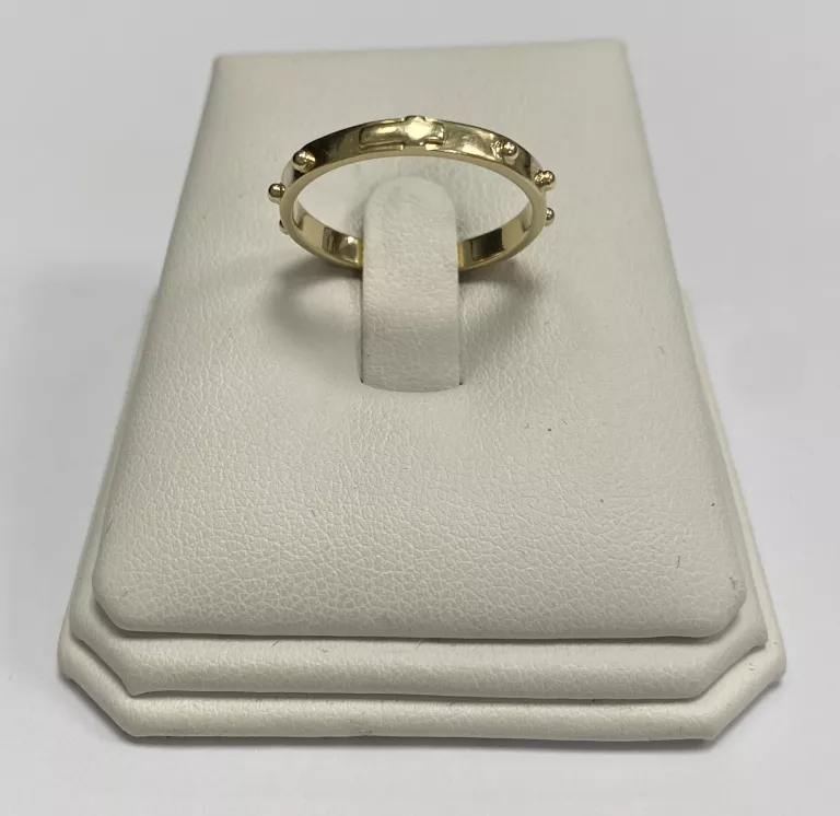 PIĘKNY ZŁOTY PIERŚCIONEK RÓŻANIEC PR.585 R.15