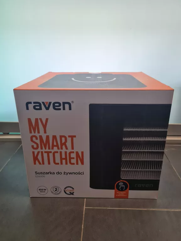 SUSZARKA SPOŻYWCZA DO GRZYBÓW WARZYW OWOCÓW RAVEN ESS006 - 450W 6 SIT