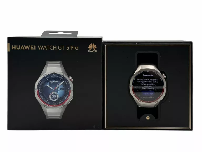 SMARTWATCH HUAWEI WATCH GT 5 PRO ELITE 46 MM - JAK NOWY! GW. 03.2027R!