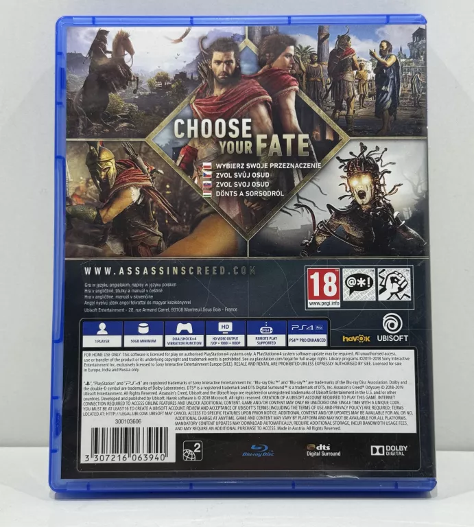 GRA NA PLAYSTATION4 ASSASSIN'S CREED ODYSSEY PS4