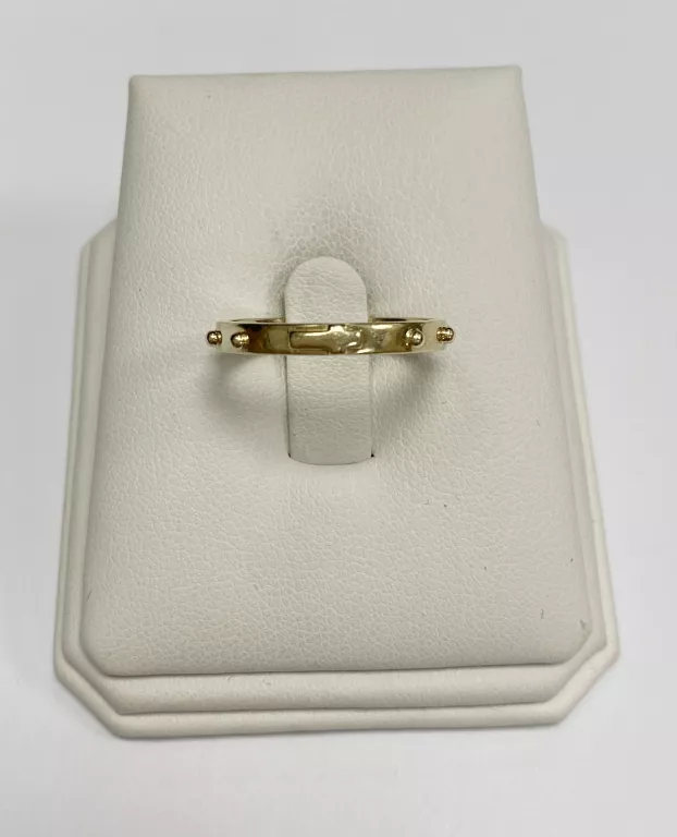 PIĘKNY ZŁOTY PIERŚCIONEK RÓŻANIEC PR.585 R.15