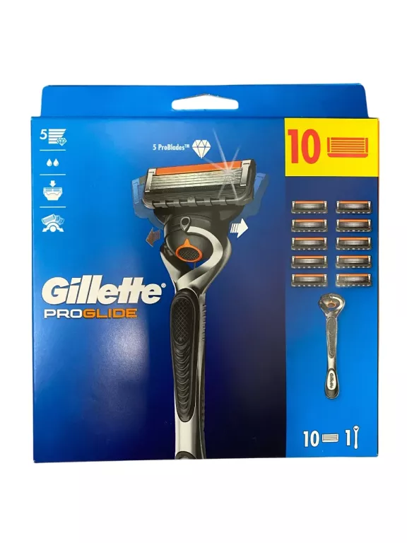 GILLETTE PROGLIDE MASZYNKA DO GOLENIA DLA MĘŻCZYZN - 10 OSTRZY