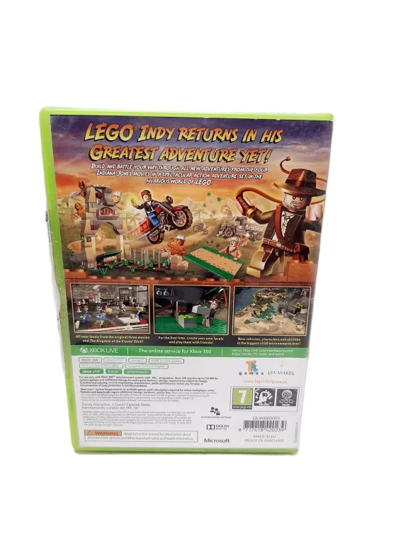 GRA NA KONSOLE XBOX 360 LEGO INDIANA JONES 2