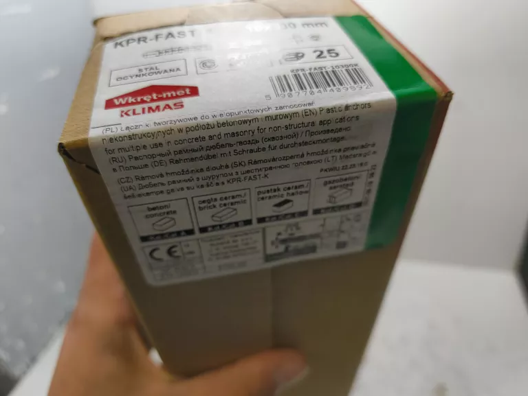 KOŁKI RAMOWE STOŻK KPS-FAST-10300S 10X300MM 25SZT