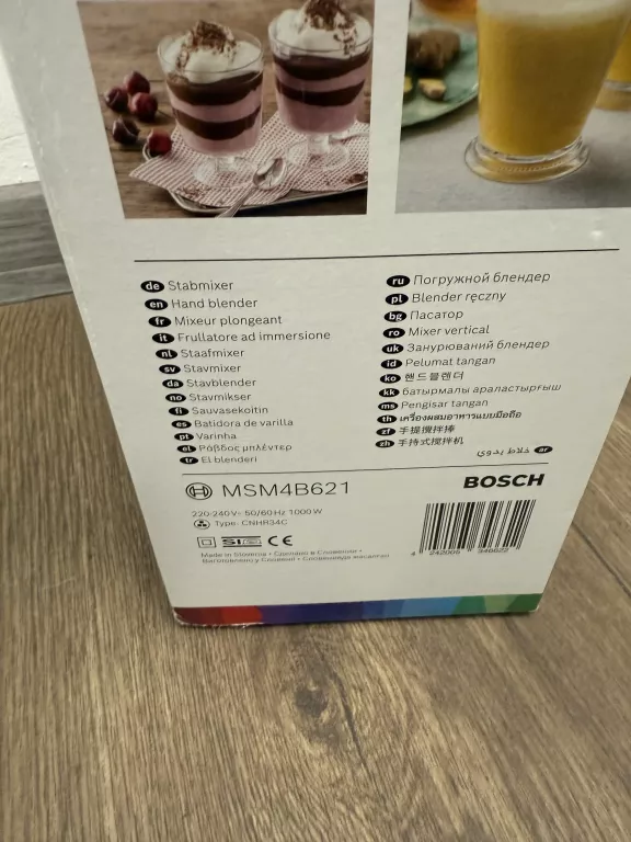 BLENDER BOSCH ERGOMASTER SERIES 4 MSM4B621