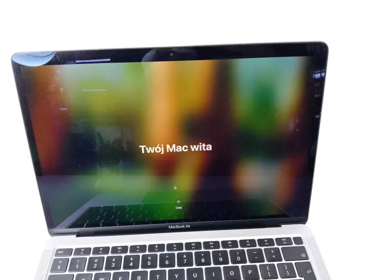 APPLE MACBOOK AIR - M1 | 13,3'' | 8GB | 256GB | MAC OS | 93 % SREBRNY