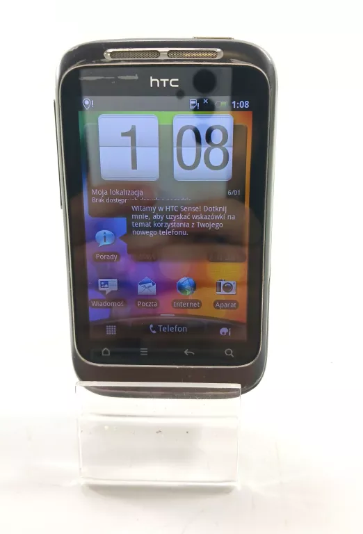 SMARTFON HTC WILDFIRE S 512 MB / 512 MB 3G CZARNY