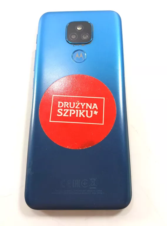 SMARTFON MOTOROLA MOTO E7 PLUS 4 GB / 64 GB 4G (LTE) NIEBIESKI GOL