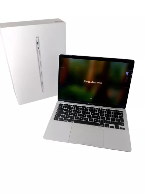 APPLE MACBOOK AIR - M1 | 13,3'' | 8GB | 256GB | MAC OS | 93 % SREBRNY