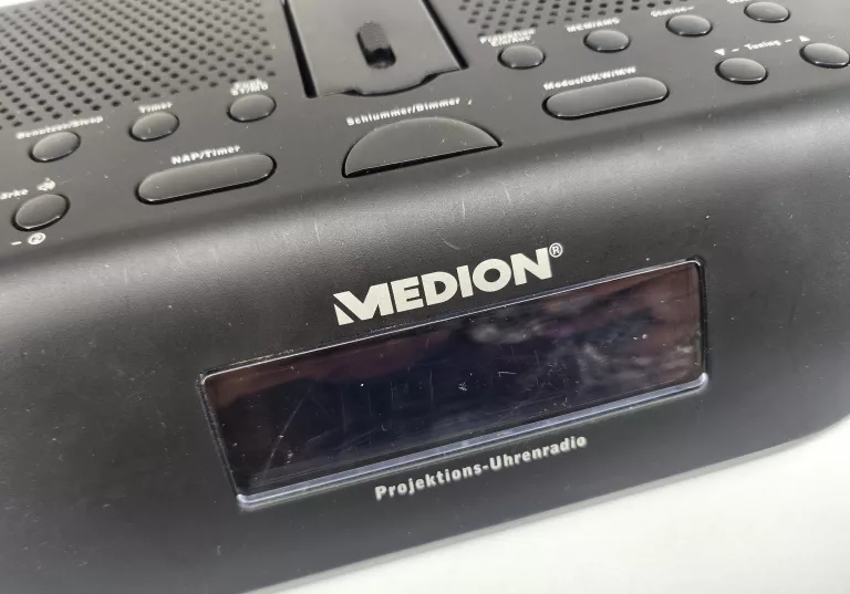 RADIO FM MEDION ZEGAR Z PROJEKTOREM