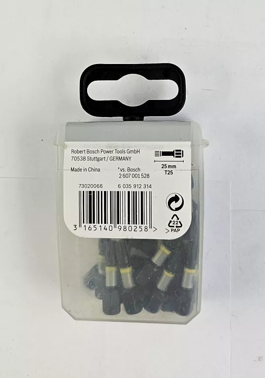 bosch-pro-2-607-002-806-bity-udarowe-25-szt-ean-gtin-3165140980258
