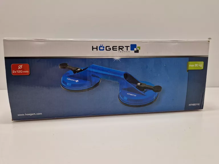 HOGERT HT4B316 PRZYSSAWKA PODWÓJNA 80KG