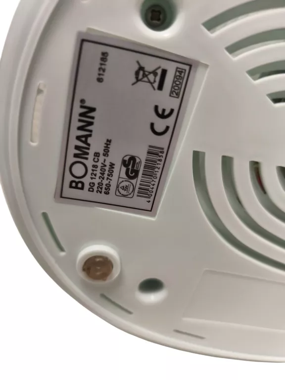 PAROWAR BOMANN DG 1218 CB 750W