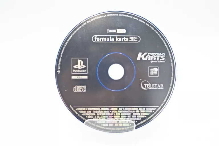 PS1 DEMO FORMULA KARTS SPECIAL EDITION