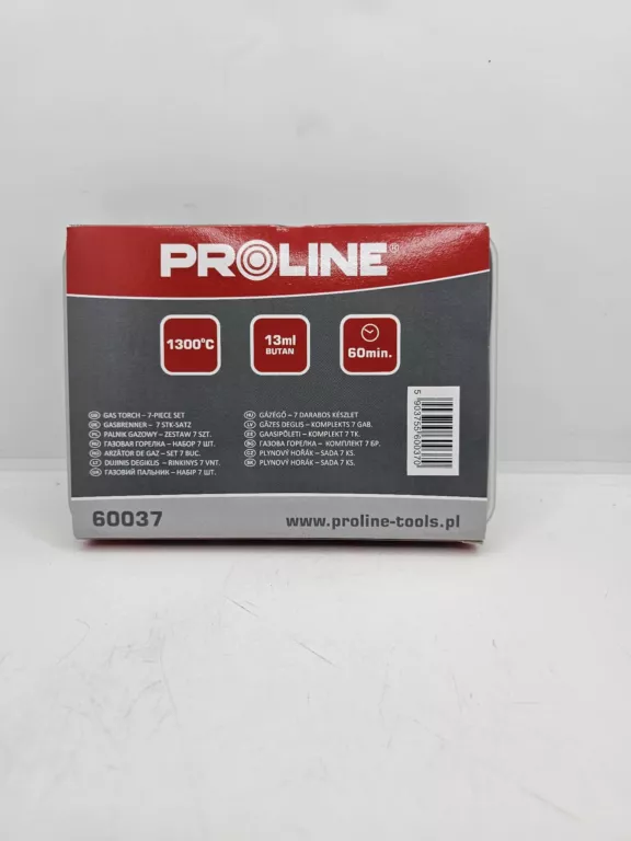 LUTOWNICA GAZOWA PROLINE 60037 (7 ELEMENTÓW)