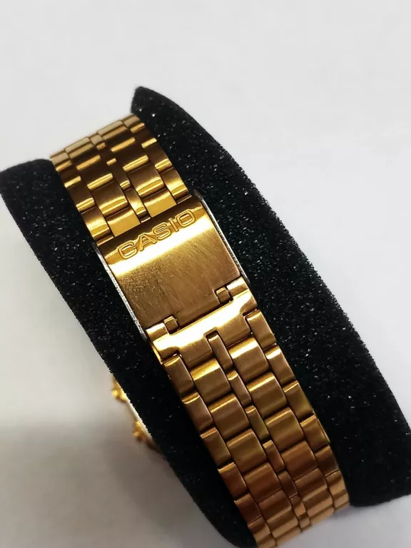 ZŁOTY VINTAGE ZEGAREK CASIO A159WGE KOMPLET