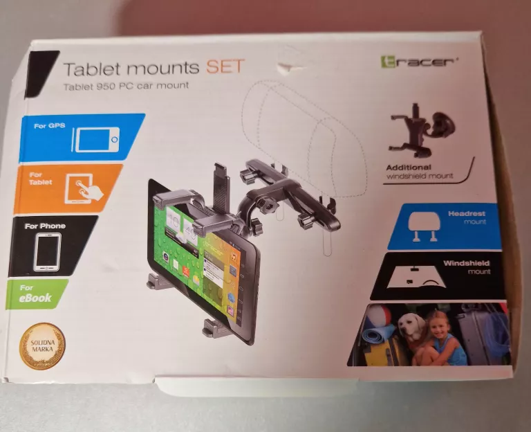 TRACER UCHWYT TABLET 950 SAMOCHODOWY NA ZAGŁÓWEK I SZYBĘ
