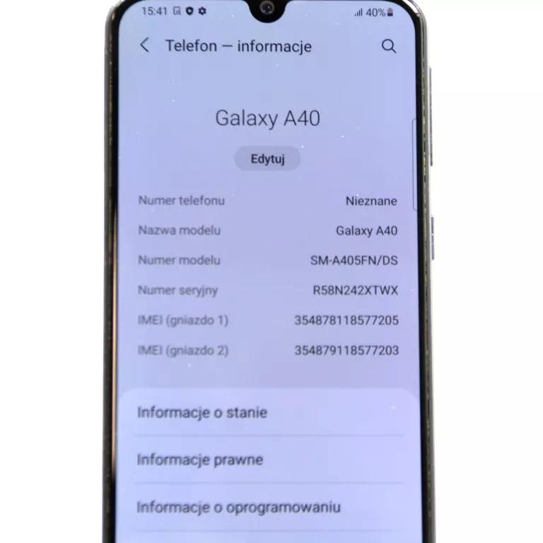 TELEFON SAMSUNG GALAXY A40 4/64 GB
