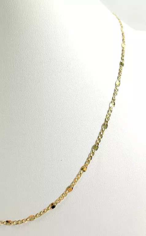 NIENOSZONY ZŁOTY ŁAŃCUSZEK 2,21G 585 R44