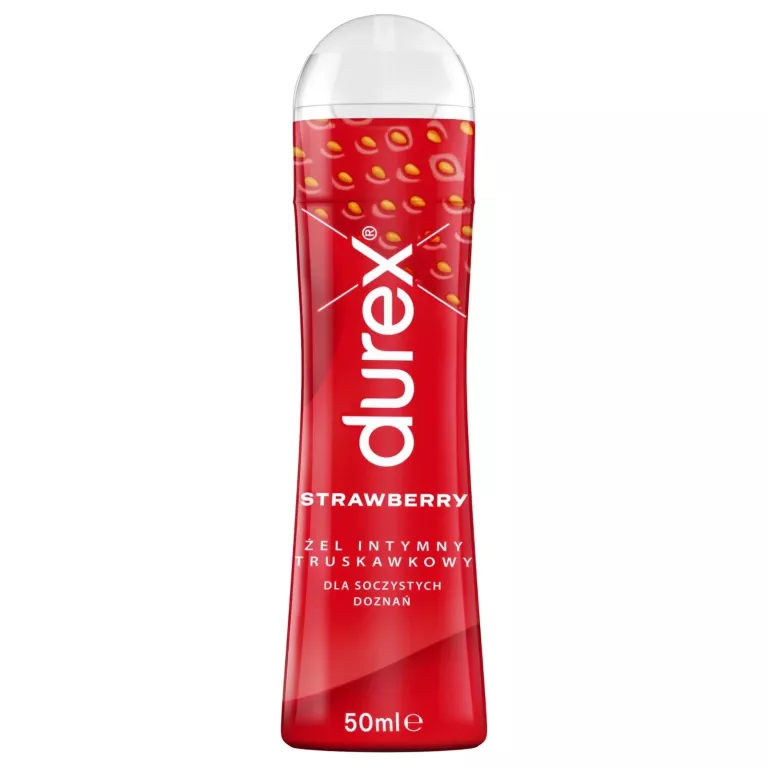 DUREX PLAY ŻEL INTYMNY LUBRYKANT SMAKOWY TRUSKAWKA OWOCOWY NAWILŻAJĄCY 50M