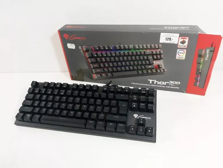 KLAWIATURA MECHANICZNA GENESIS THOR 300 TKL KPL
