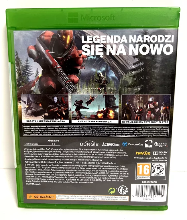 DESTINY 2 XBOX ONE