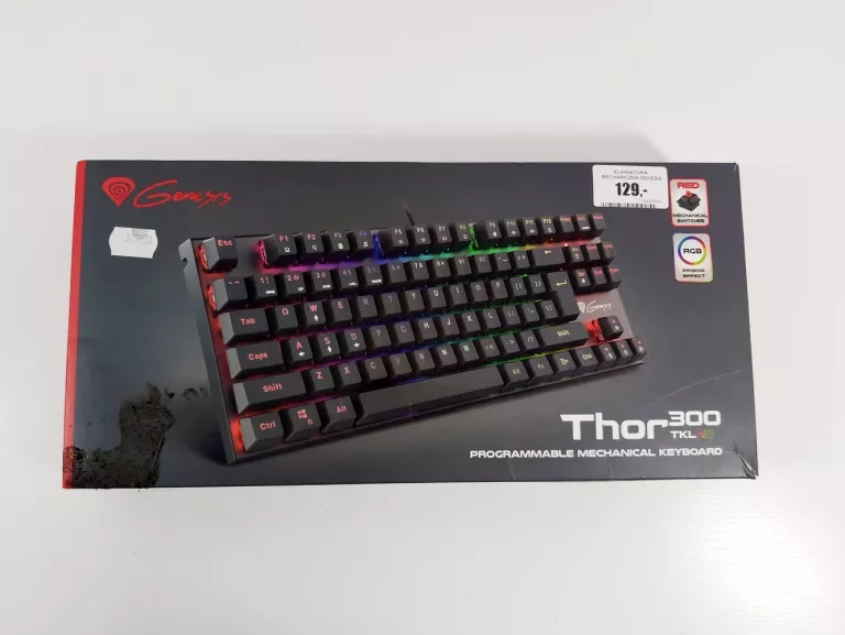 KLAWIATURA MECHANICZNA GENESIS THOR 300 TKL KPL